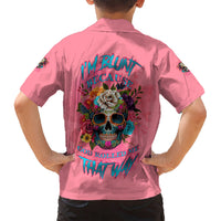 I'm Blunt Because God Rolled Me Kid Hawaiian Shirt - Wonder Print Shop