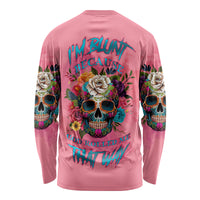 I'm Blunt Because God Rolled Me Long Sleeve Shirt - Wonder Print Shop