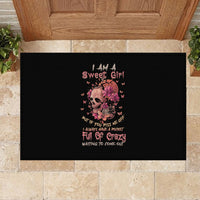 I'm Blunt Because God Rolled Me Rubber Doormat - Wonder Print Shop