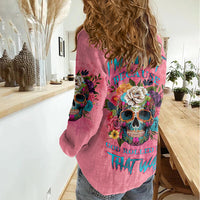 I'm Blunt Because God Rolled Me Women Casual Shirt - Wonder Print Shop