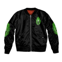 When I Was Born Skull Bomber Jacket - Wonder Print Shop