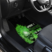 When I Was Born Skull Car Mats - Wonder Print Shop