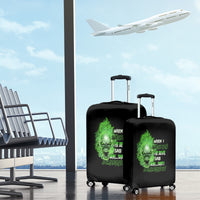 When I Was Born Skull Luggage Cover - Wonder Print Shop