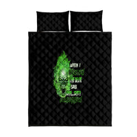 When I Was Born Skull Quilt Bed Set - Wonder Print Shop