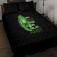 When I Was Born Skull Quilt Bed Set - Wonder Print Shop