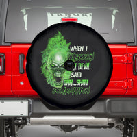 When I Was Born Skull Spare Tire Cover - Wonder Print Shop