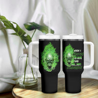 When I Was Born Skull Tumbler With Handle - Wonder Print Shop