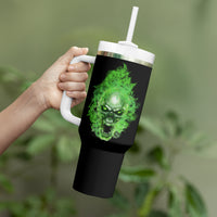 When I Was Born Skull Tumbler With Handle - Wonder Print Shop