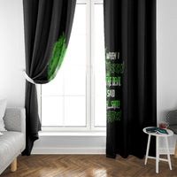 When I Was Born Skull Window Curtain - Wonder Print Shop