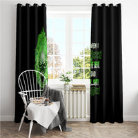 When I Was Born Skull Window Curtain - Wonder Print Shop