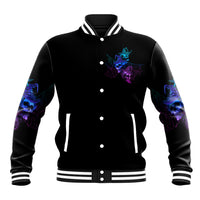 The Good Girl In Me Got Tired Skull Witch Halloween Baseball Jacket - Wonder Print Shop