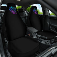 The Good Girl In Me Got Tired Skull Witch Halloween Car Seat Cover - Wonder Print Shop