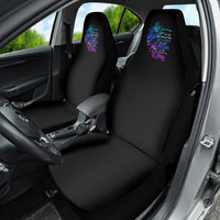 The Good Girl In Me Got Tired Skull Witch Halloween Car Seat Cover - Wonder Print Shop