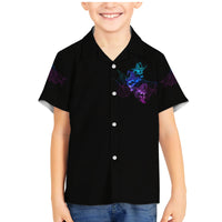 The Good Girl In Me Got Tired Skull Witch Halloween Family Matching Mermaid Dress and Hawaiian Shirt - Wonder Print Shop