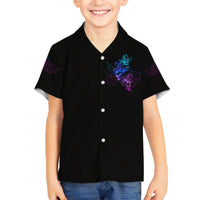 The Good Girl In Me Got Tired Skull Witch Halloween Family Matching Short Sleeve Bodycon Dress and Hawaiian Shirt - Wonder Print Shop