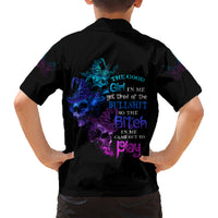 The Good Girl In Me Got Tired Skull Witch Halloween Kid Hawaiian Shirt - Wonder Print Shop