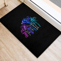 The Good Girl In Me Got Tired Skull Witch Halloween Rubber Doormat - Wonder Print Shop
