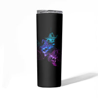 The Good Girl In Me Got Tired Skull Witch Halloween Skinny Tumbler - Wonder Print Shop