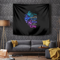 The Good Girl In Me Got Tired Skull Witch Halloween Tapestry - Wonder Print Shop
