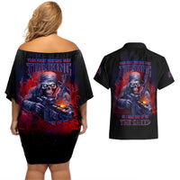 Your First Mistake Was Thinking Couples Matching Off Shoulder Short Dress and Hawaiian Shirt - Wonder Print Shop