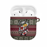 Skeleton Candy Cane Christmas AirPods Case Xmas Holiday Patterns - Wonder Print Shop