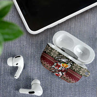 Skeleton Candy Cane Christmas AirPods Case Xmas Holiday Patterns - Wonder Print Shop