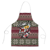 Skeleton Candy Cane Christmas Apron Xmas Holiday Patterns - Wonder Print Shop