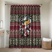 Skeleton Candy Cane Christmas Bathroom Set Xmas Holiday Patterns - Wonder Print Shop