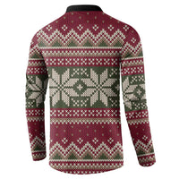 Skeleton Candy Cane Christmas Button Sweatshirt Xmas Holiday Patterns - Wonder Print Shop