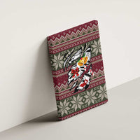 Skeleton Candy Cane Christmas Canvas Wall Art Xmas Holiday Patterns - Wonder Print Shop