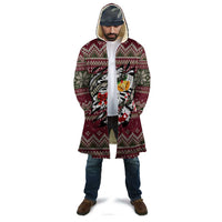 Skeleton Candy Cane Christmas Cloak Xmas Holiday Patterns - Wonder Print Shop