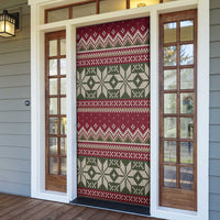 Skeleton Candy Cane Christmas Door Cover Xmas Holiday Patterns - Wonder Print Shop