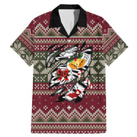 Skeleton Candy Cane Christmas Family Matching Mermaid Dress and Hawaiian Shirt Xmas Holiday Patterns - Wonder Print Shop