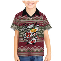 Skeleton Candy Cane Christmas Family Matching Mermaid Dress and Hawaiian Shirt Xmas Holiday Patterns - Wonder Print Shop