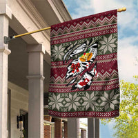 Skeleton Candy Cane Christmas Garden Flag Xmas Holiday Patterns - Wonder Print Shop