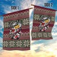 Skeleton Candy Cane Christmas Garden Flag Xmas Holiday Patterns - Wonder Print Shop