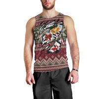 Skeleton Candy Cane Christmas Men Tank Top Xmas Holiday Patterns - Wonder Print Shop
