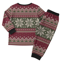 Skeleton Candy Cane Christmas Pajama Set Xmas Holiday Patterns - Wonder Print Shop