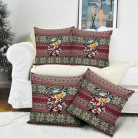 Skeleton Candy Cane Christmas Pillow Cover Xmas Holiday Patterns - Wonder Print Shop