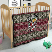 Skeleton Candy Cane Christmas Quilt Xmas Holiday Patterns - Wonder Print Shop