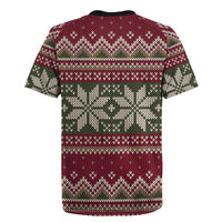 Skeleton Candy Cane Christmas Rugby Jersey Xmas Holiday Patterns - Wonder Print Shop