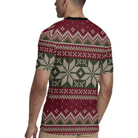 Skeleton Candy Cane Christmas Rugby Jersey Xmas Holiday Patterns - Wonder Print Shop