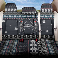 Skeleton Merry Creepmas Christmas Back Car Seat Cover Xmas Holiday Patterns - Wonder Print Shop