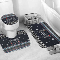 Skeleton Merry Creepmas Christmas Bathroom Set Xmas Holiday Patterns - Wonder Print Shop