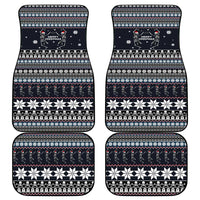 Skeleton Merry Creepmas Christmas Car Mats Xmas Holiday Patterns - Wonder Print Shop