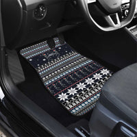 Skeleton Merry Creepmas Christmas Car Mats Xmas Holiday Patterns - Wonder Print Shop