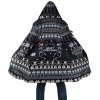 Skeleton Merry Creepmas Christmas Cloak Xmas Holiday Patterns - Wonder Print Shop