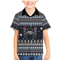 Skeleton Merry Creepmas Christmas Family Matching Mermaid Dress and Hawaiian Shirt Xmas Holiday Patterns - Wonder Print Shop