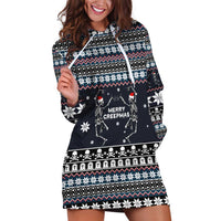 Skeleton Merry Creepmas Christmas Hoodie Dress Xmas Holiday Patterns - Wonder Print Shop