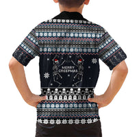 Skeleton Merry Creepmas Christmas Kid Hawaiian Shirt Xmas Holiday Patterns - Wonder Print Shop
